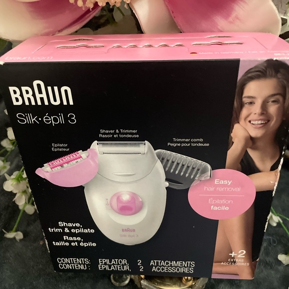 ⚡️2/$50⚡️🎀✂️NWT BRAUN SILK EPIL 3✂️🎀 - Picture 2 of 6